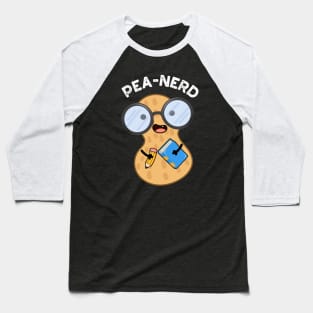 Pea-nerd Funny Nerd Peanut Pun Baseball T-Shirt